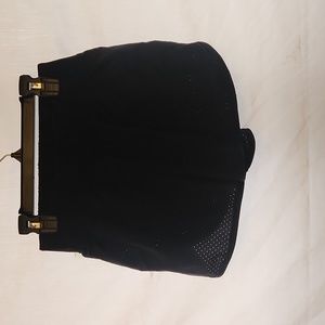 Black mesh athletic shorts for girls